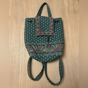Vera Bradley Classic Green Mimi Backpack